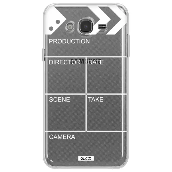 Clapperboard Samsung J7 Clear TPU Case