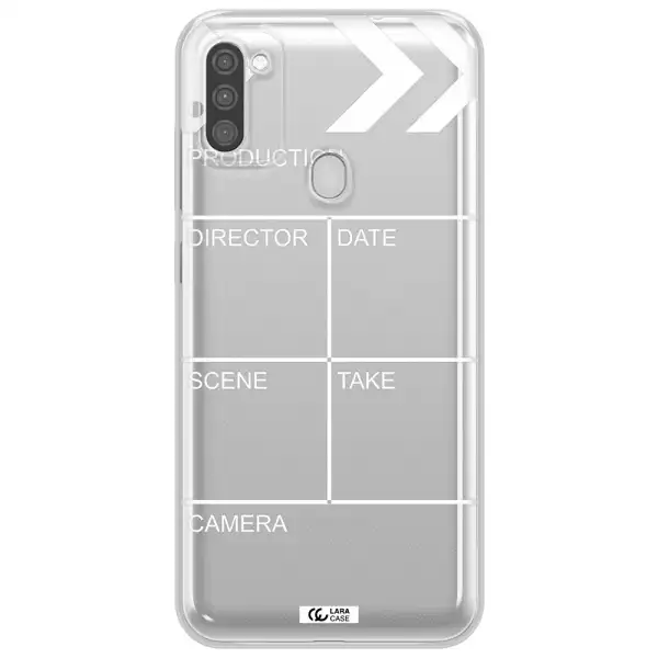 Clapperboard Samsung M11 Clear TPU Case