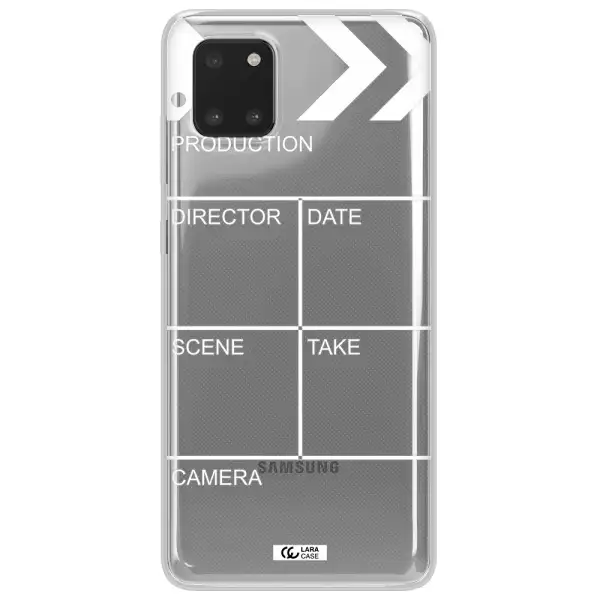 Clapperboard Samsung Note 10 Lite Clear TPU Case