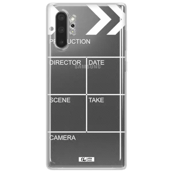 Clapperboard Samsung Note 10 Plus Clear TPU Case