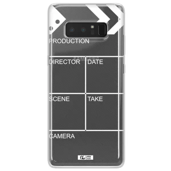 Clapperboard Samsung Note 8 Clear TPU Case