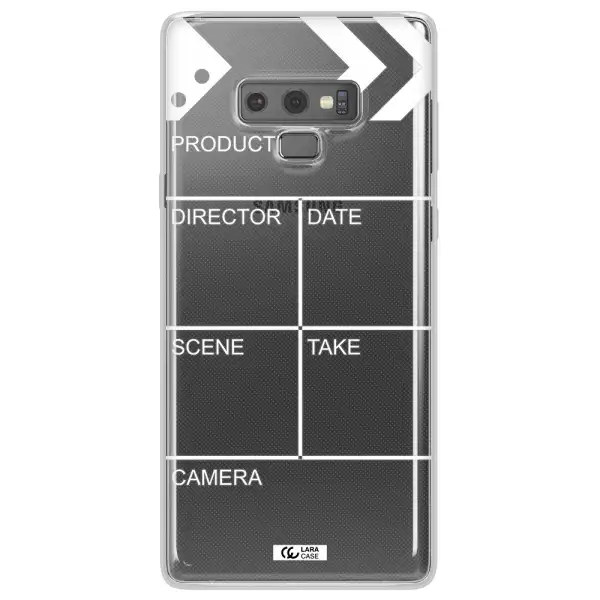 Clapperboard Samsung Note 9 Clear TPU Case