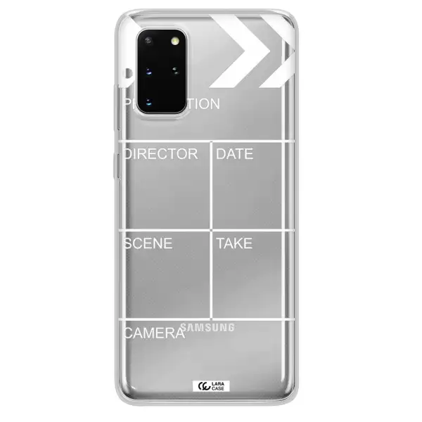 Clapperboard Samsung S 20 Plus Clear TPU Case