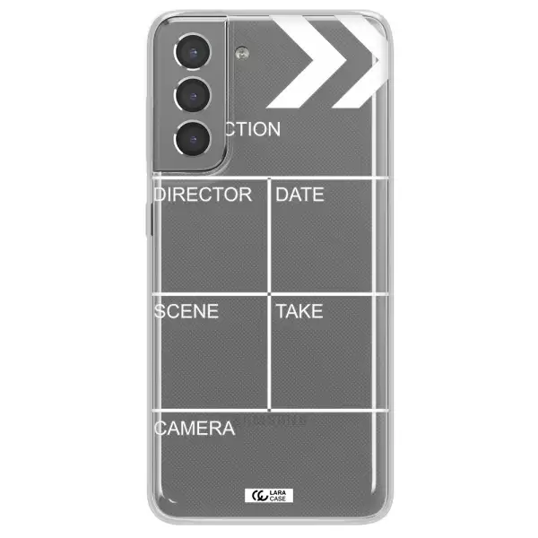 Clapperboard Samsung S21 Clear TPU Case