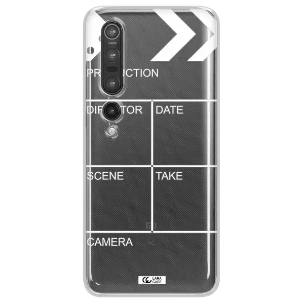 Clapperboard Xiaomi Mi 10 Pro Clear TPU Case