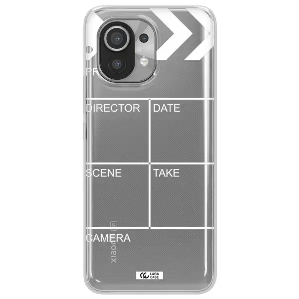 Clapperboard Xiaomi Mi 11 Clear TPU Case