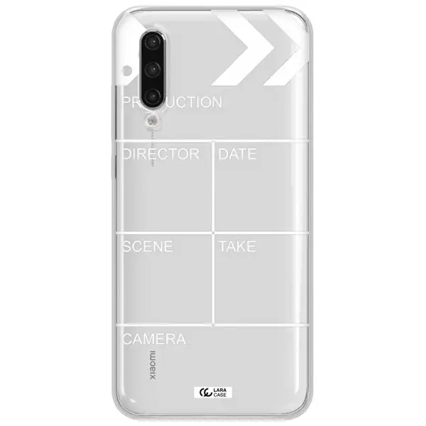 Clapperboard Xiaomi Mi 9 Lite Clear Tpu Case