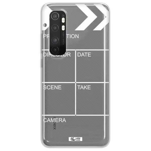 Clapperboard Xiaomi Mi Note 10 Lite Clear TPU Case