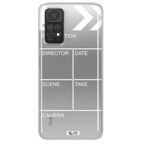 Clapperboard Xiaomi Note 11 Pro Clear TPU Case