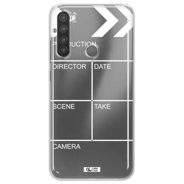 Clapperboard Xiaomi Note 8 Clear TPU Case