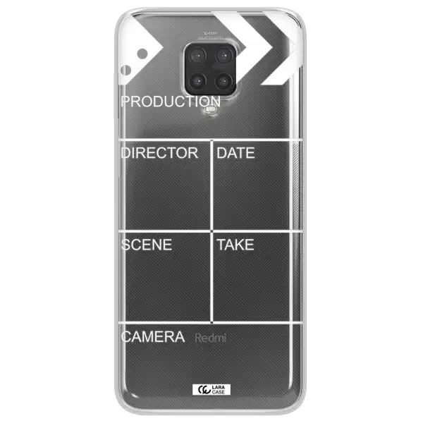 Clapperboard Xiaomi Note 9 Pro Clear TPU Case