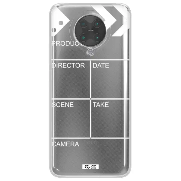 Clapperboard Xiaomi Poco F2 Pro Clear TPU Case