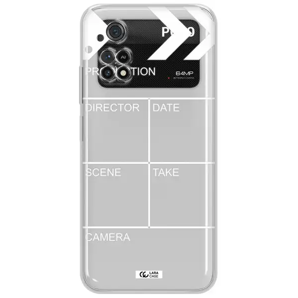 Clapperboard Xiaomi Poco M4 Pro 4G Clear Tpu Case