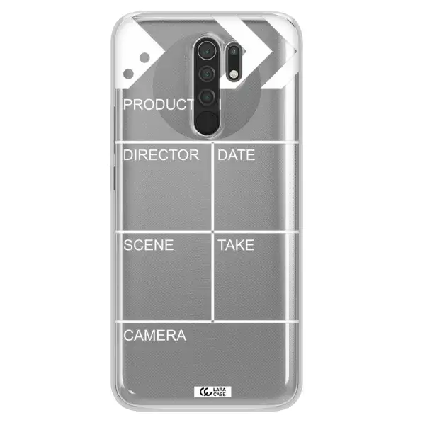 Clapperboard Xiaomi Redmi 9 Clear TPU Case