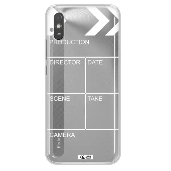 Clapperboard Xiaomi Redmi 9A Clear TPU Case