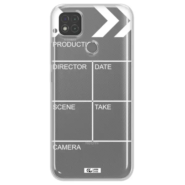 Clapperboard Xiaomi Redmi 9C Clear TPU Case