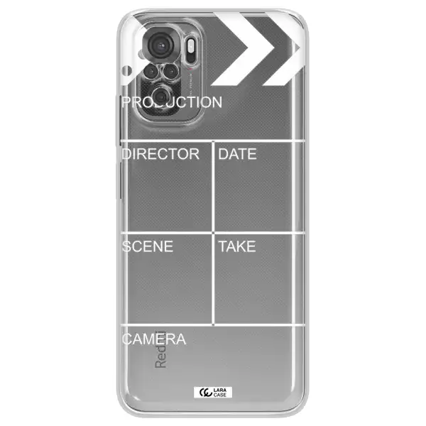 Clapperboard Xiaomi Redmi Note 10S Clear Tpu Case