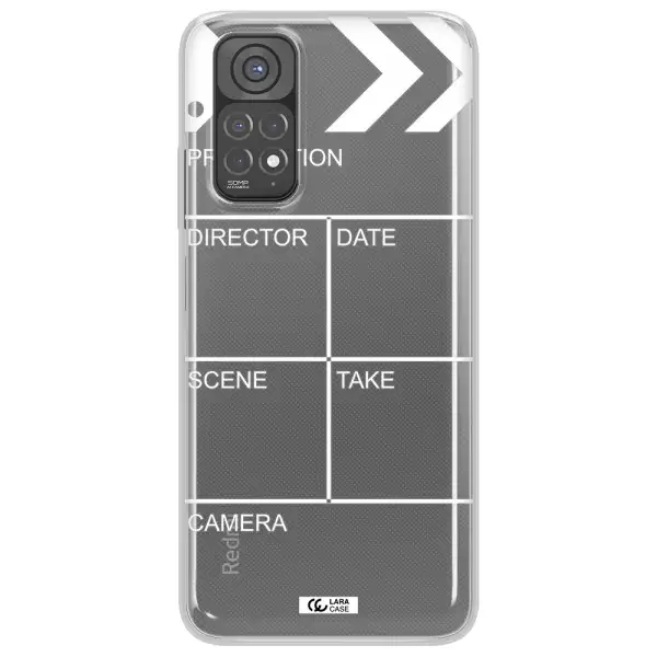 Clapperboard Xiaomi Redmi Note 11 Clear TPU Case