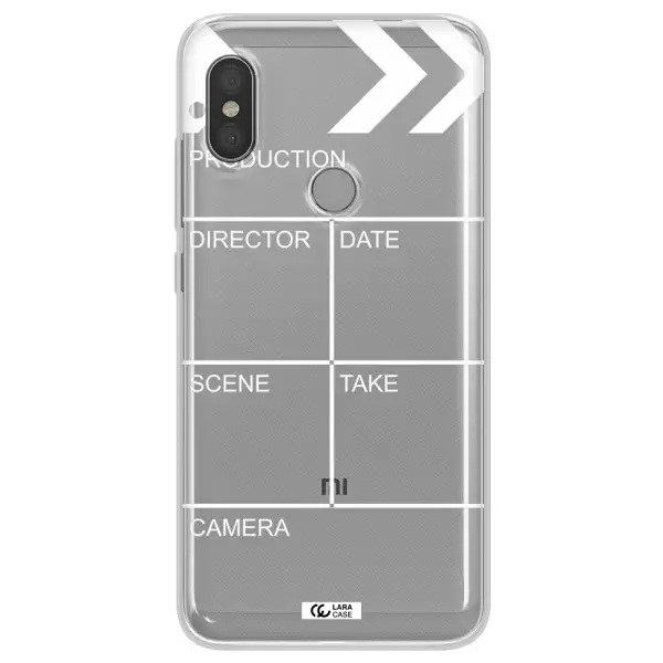 Clapperboard Xiaomi Redmi Note 6 Pro Clear TPU Case