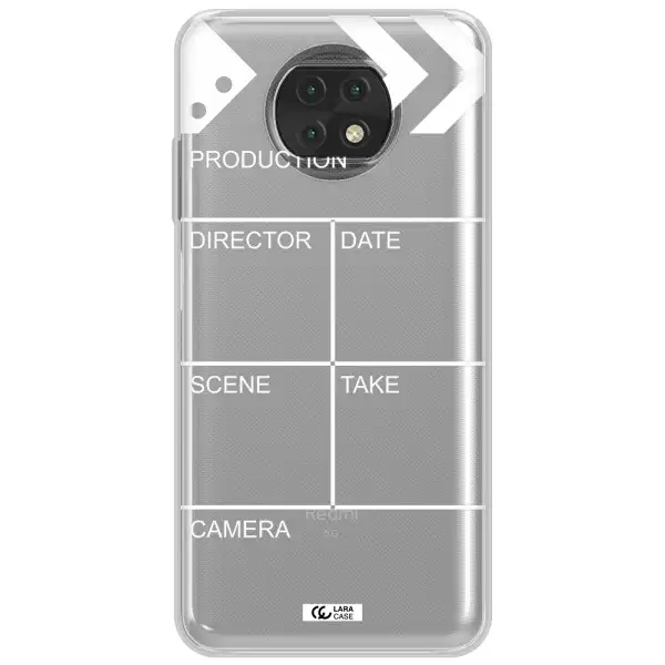 Clapperboard Xiaomi Redmi Note 9T Clear Tpu Case