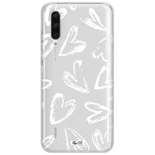 Chalk Hearts Xiaomi Mi 9 Lite Clear Tpu Case