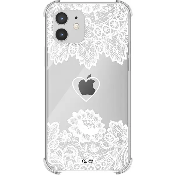 Mandala Heart Apple iPhone 12 mini Clear PC Case