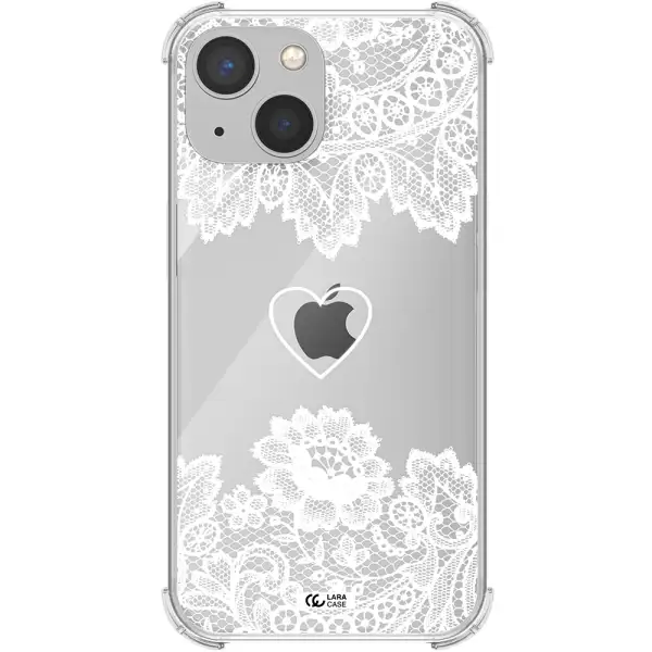 Mandala Heart Apple iPhone 13 mini Clear PC Case