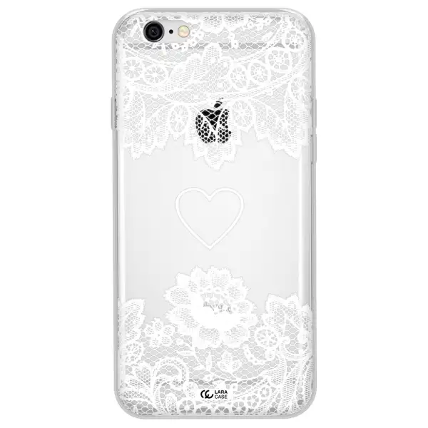 Mandala Heart Apple iPhone 6 plus Clear TPU Case