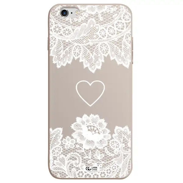 Mandala Heart Apple iPhone 6 s plus Silicone Stone Case