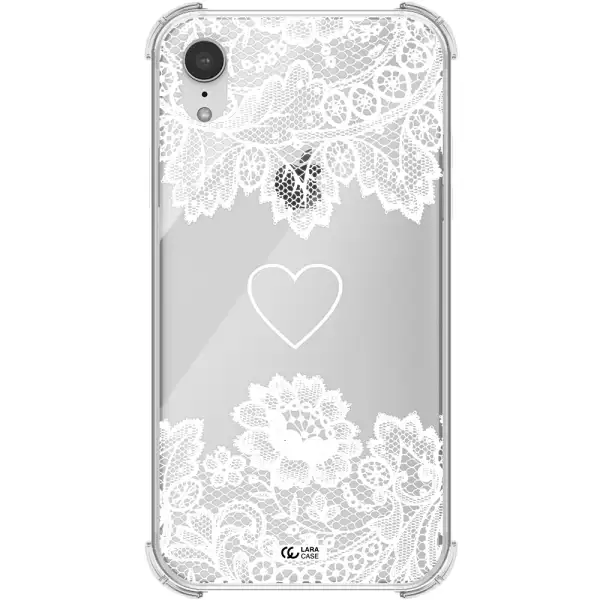 Mandala Heart Apple iPhone XR Clear PC Case