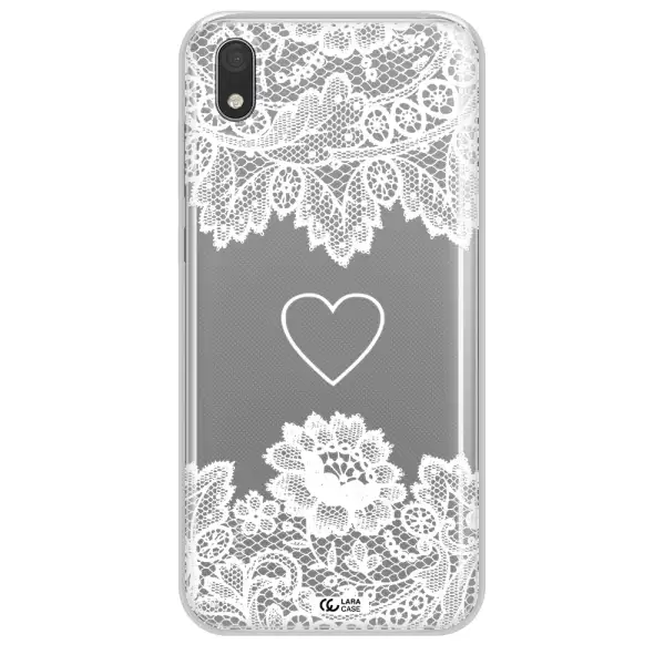 Mandala Heart Huawei Honor 8S Clear TPU Case