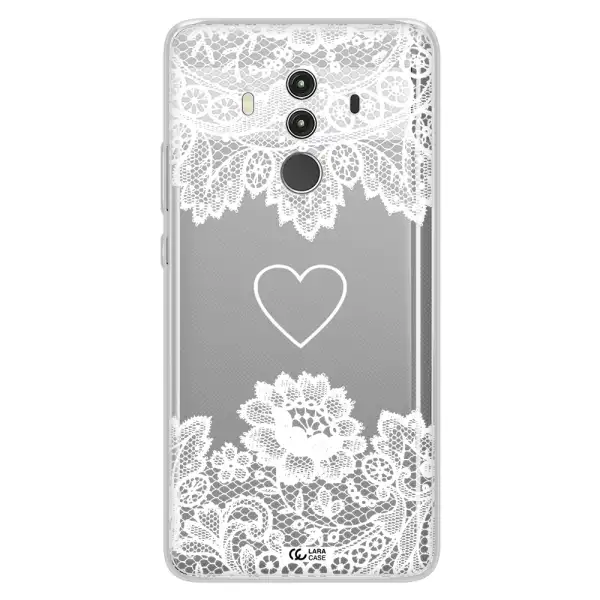 Mandala Heart Huawei Mate 10 Clear TPU Case