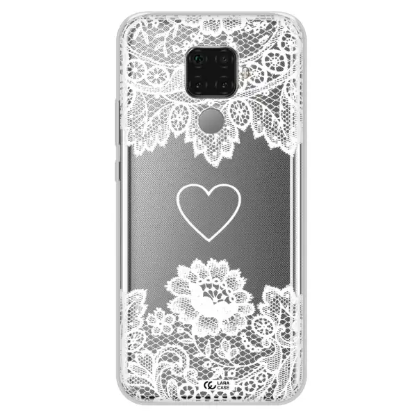 Mandala Heart Huawei Mate 30 Lite Clear TPU Case