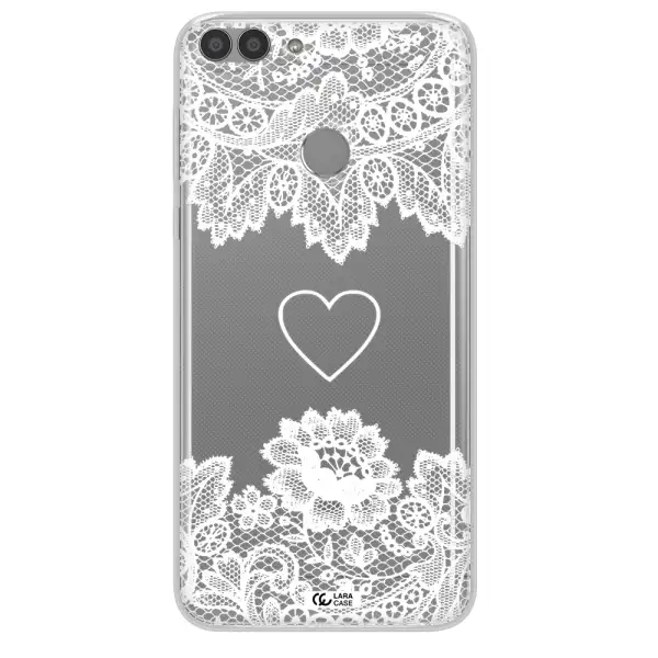 Mandala Heart Huawei P Smart 2017 Clear TPU Case