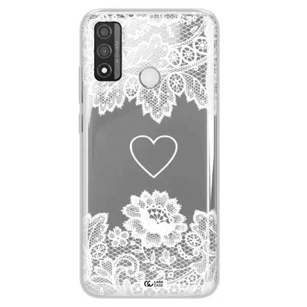 Mandala Heart Huawei P Smart 2020 Clear TPU Case