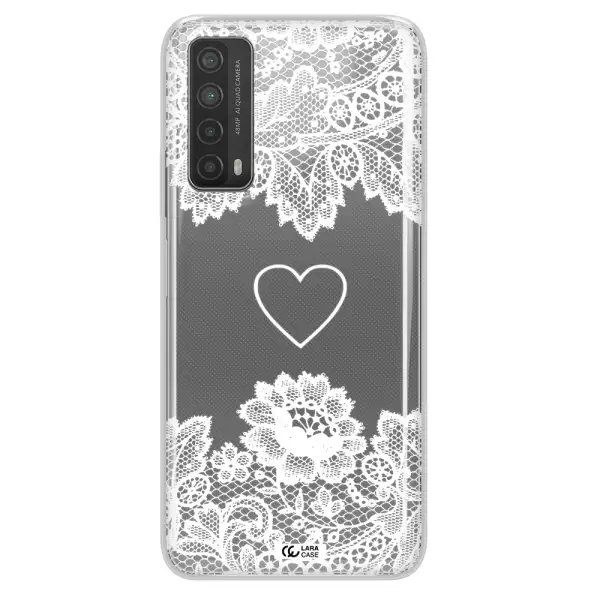 Mandala Heart Huawei P Smart 2021 Clear TPU Case