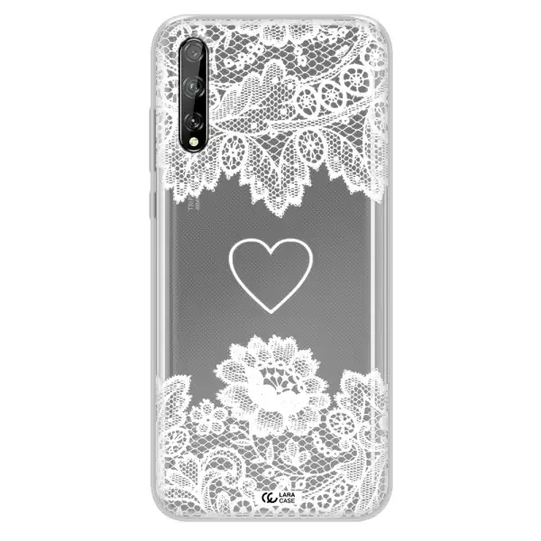 Mandala Heart Huawei P Smart S Clear TPU Case