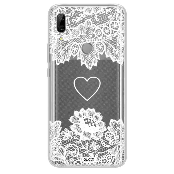 Mandala Heart Huawei P Smart Z Clear TPU Case