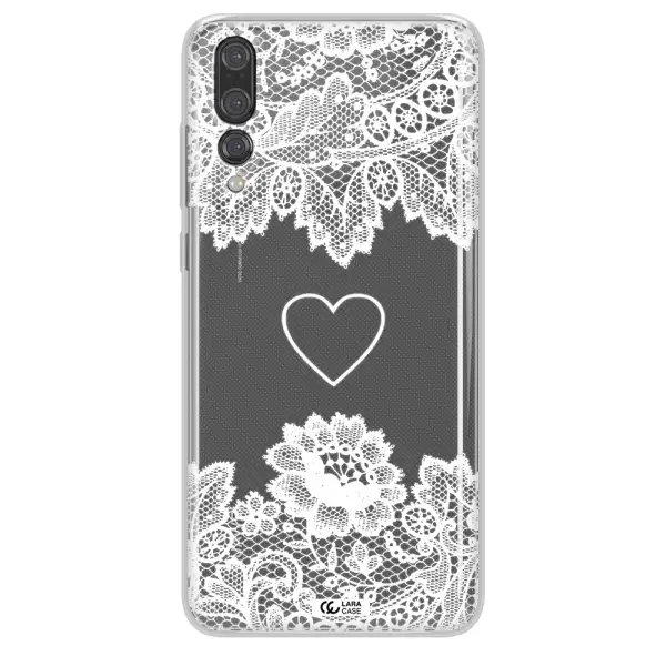 Mandala Heart Huawei P20 Pro Clear TPU Case