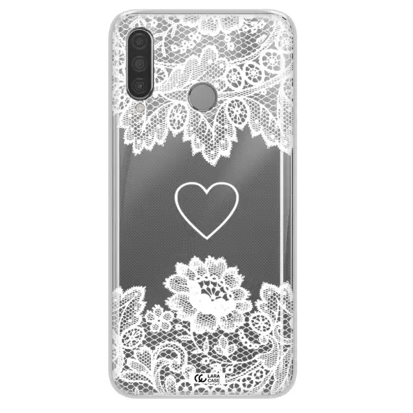 Mandala Heart Huawei P30 Lite Clear TPU Case