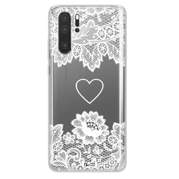 Mandala Heart Huawei P30 Pro Clear TPU Case