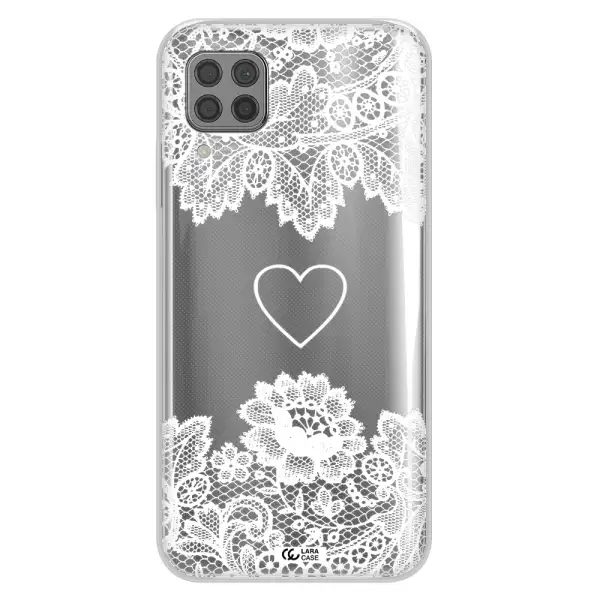 Mandala Heart Huawei P40 Lite Clear TPU Case