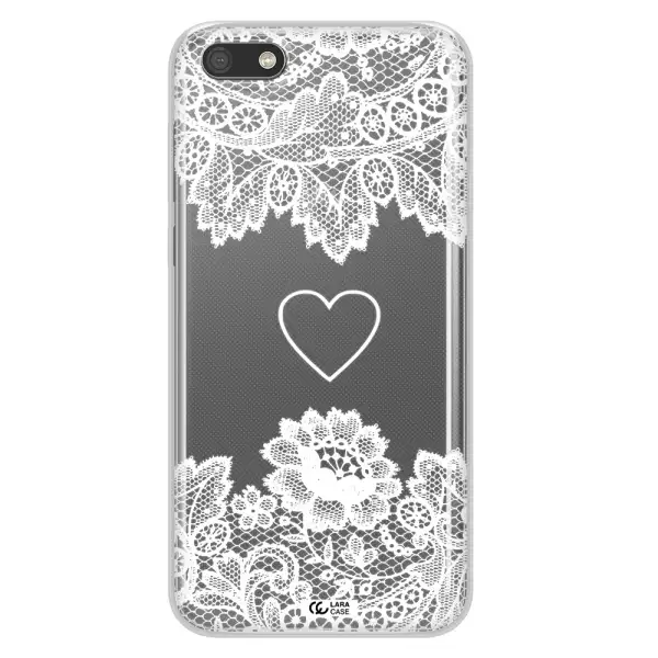 Mandala Heart Huawei Y5 2018 Clear TPU Case