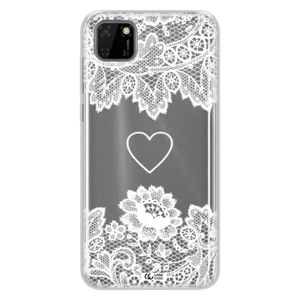 Mandala Heart Huawei Y5P Clear TPU Case