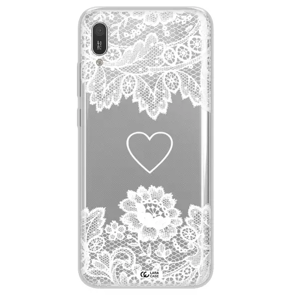 Mandala Heart Huawei Y6 Pro 2019 Clear TPU Case