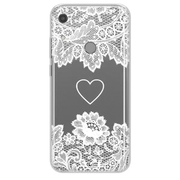 Mandala Heart Huawei Y6S Clear TPU Case
