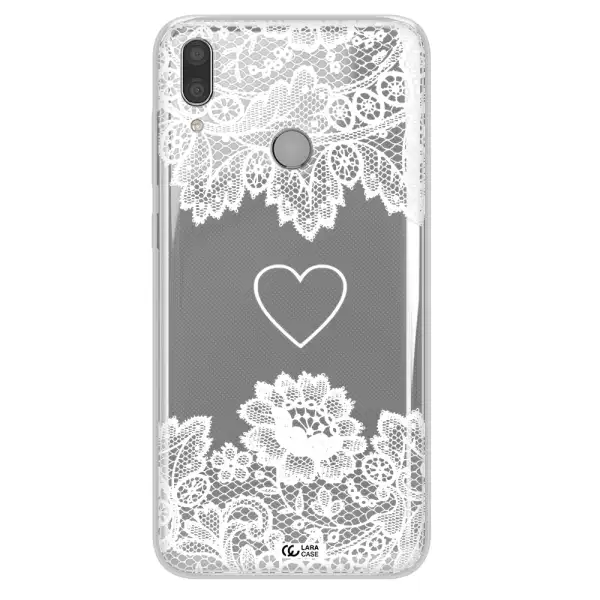 Mandala Heart Huawei Y9 2019 Clear TPU Case