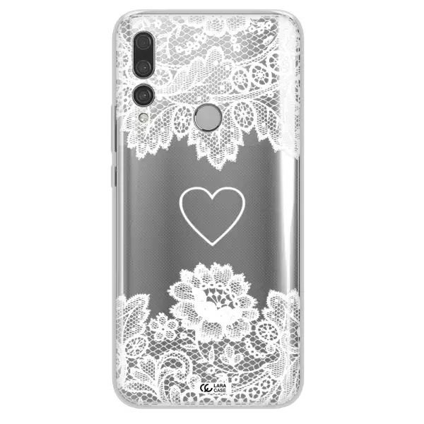 Mandala Heart Huawei Y9 Prime 2019 Clear TPU Case