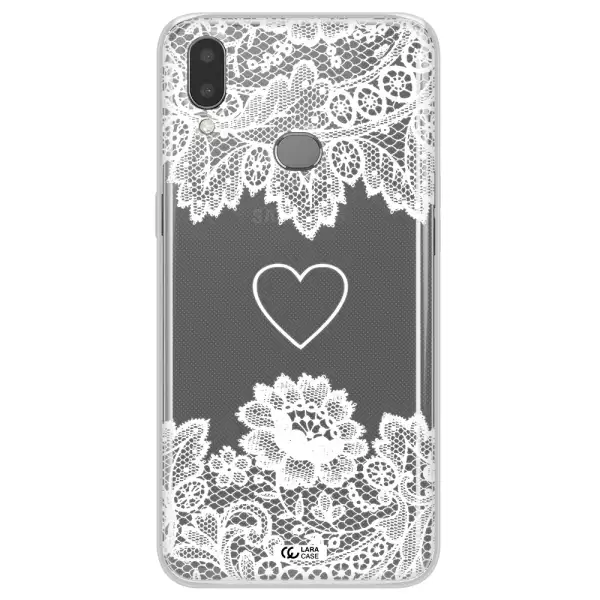 Mandala Heart Samsung A10S Clear TPU Case