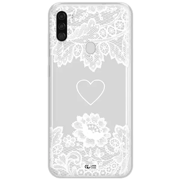 Mandala Heart Samsung A11 Clear TPU Case